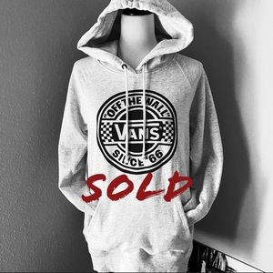 Vans Women’s Light Gray Hoodie